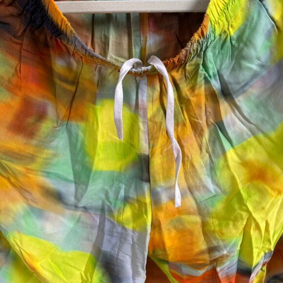 Dries Van Noten Tie-Dye Print Knee-Length Shorts (sz 38) - Picture 6 of 10